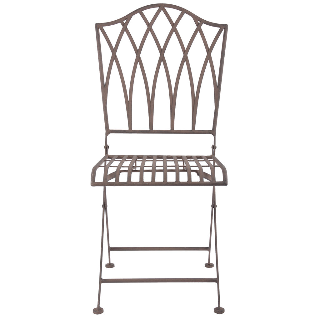 Vintage Rectory Metal Folding Garden Chair